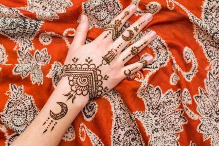 Indian mehandi design