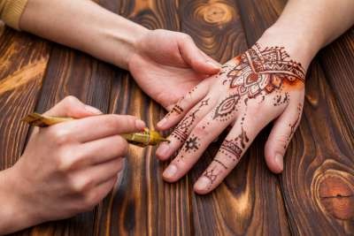 Indian mehandi design