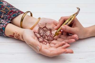 Indian mehandi design