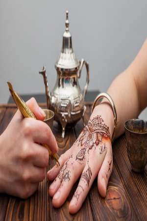 Indian mehandi design