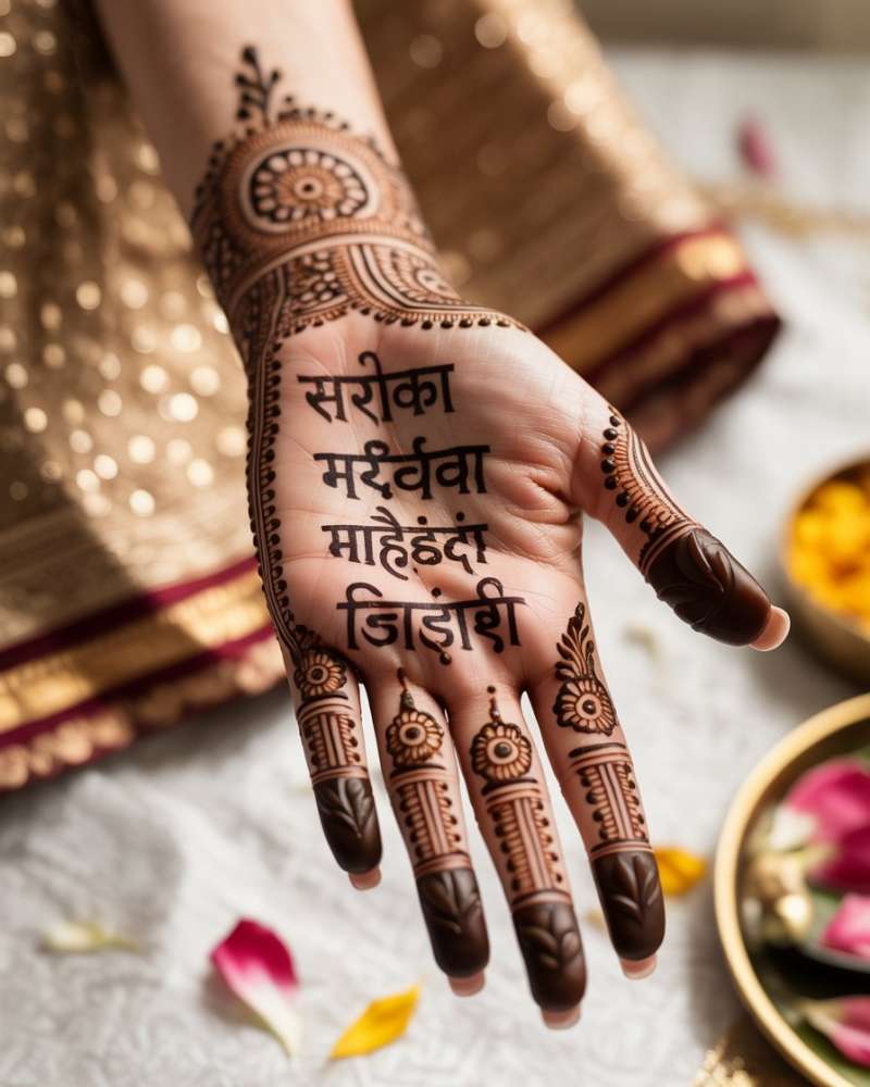 करवा चौथ मेहंदी डिज़ाइन