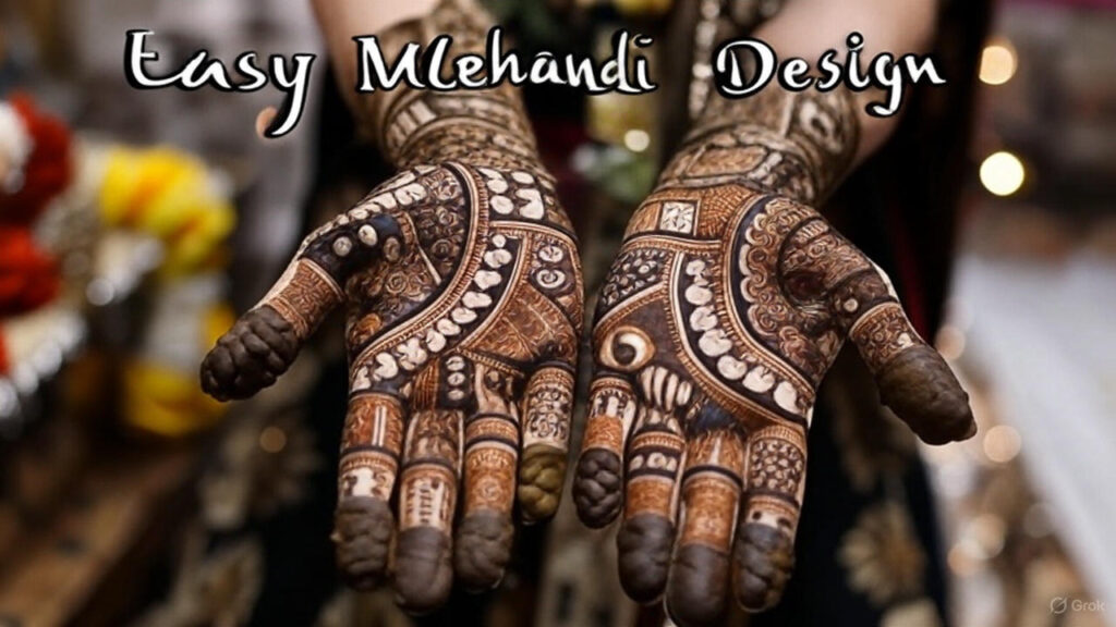 Easy Easy Mehndi Design 2026: TikTok & Reel Viral Styles Easy Mehandi Desing image